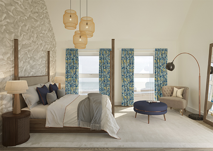 Leopard, Lapis - Made to Measure Curtain - Image 14